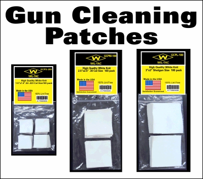 Gun Cleaning Patches