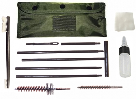 M16/AR-15/M4/Mini 14/.223/5.56MM Field Gun Cleaning Kit / olive drab