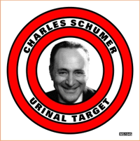 Charles Schumer Urinal Target