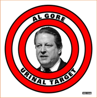 Al Gore Urinal Target
