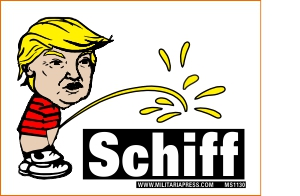Trump Peeing on Schiff