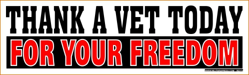 Thank A Vet Today For Your Freedom