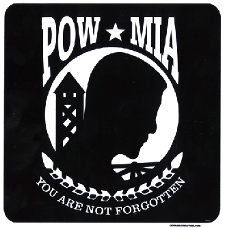 POW MIA logo - You Are Not Forgotten