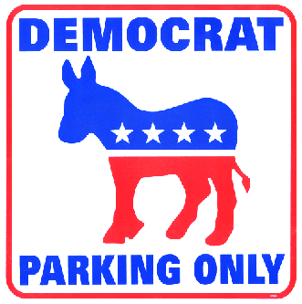 Democrat Parking Only