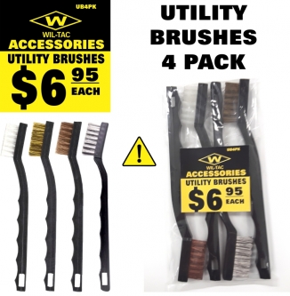 Utility Brushes 4 pack